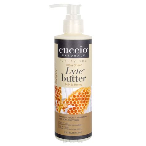 Cuccio Naturale Milk Honey Lyte Sheer Butter Beauty Care Choices