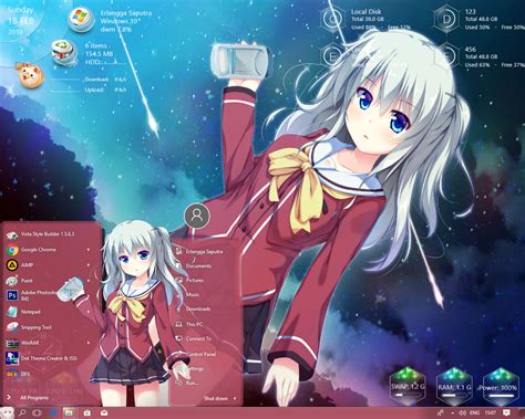 Windows Themes Anime With Icons Linesrewa