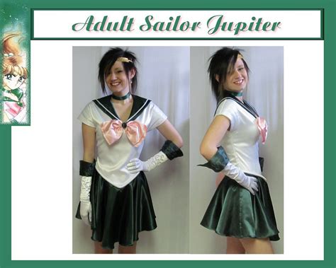 Adult Sailor Jupiter Cosplay Costume Crossplay Scout Senshi Etsy