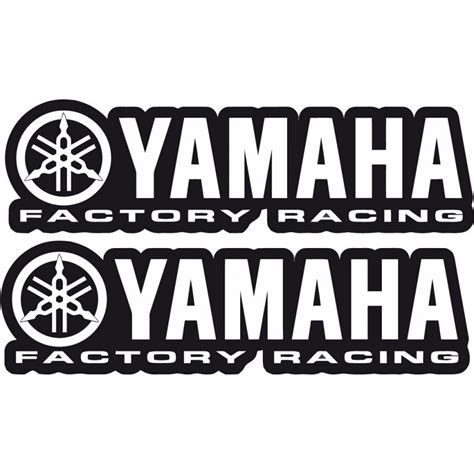 Yamaha Logo Factory Racing Stickers Decals Decalshouse