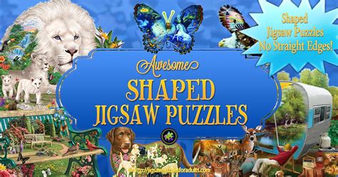 Shaped Jigsaw Puzzles Unique Shaped Puzzles No Straight Edges