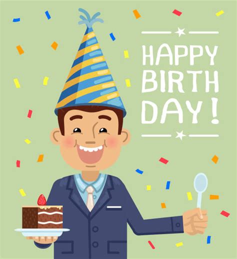 Funny Happy Birthday For Men Backgrounds Illustrations Royalty Free