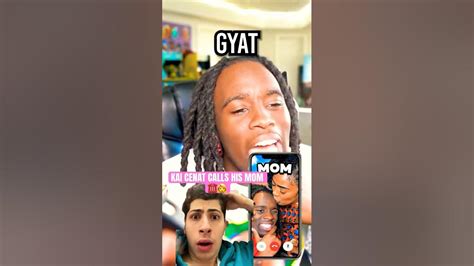 Kai Cenat Calls His Mom ☎️👩 Kaicenat Mom Gyat Shorts Funny Youtube