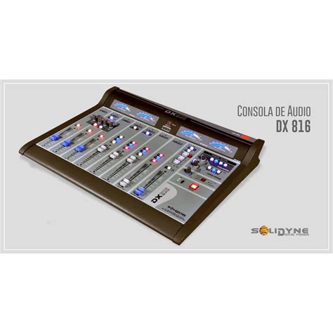 Audio Mixers Broadcast Solidyne Dx Digital Console Series