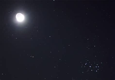 Fotos De La Luna Y Las Estrellas Cielo Con La Luna Llena Y Las