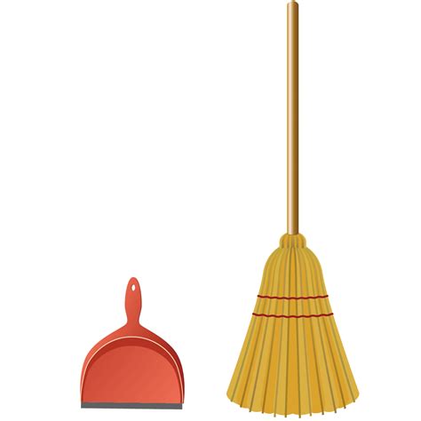 Broom Cleaning Illustration Cartoon Image Lamps Png Download 1500