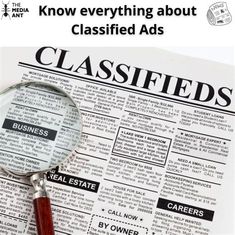 What Is Classified Advertising Classified Ads Examples