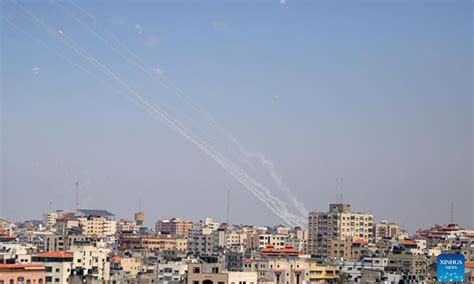 Palestinian Militants Fire Rockets Following Israeli Strikes On Gaza