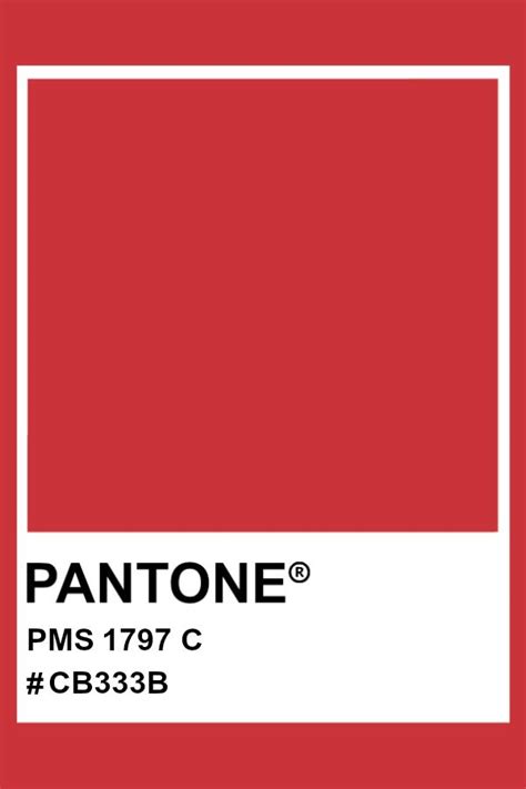 Pantone 1797 C Pantone Color Pms Hex Pantone Pink Pantone Colour