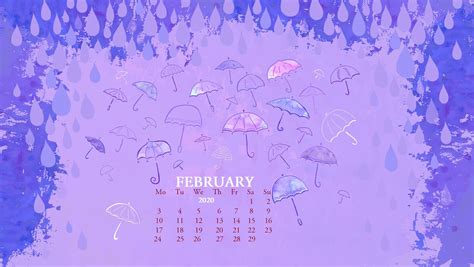 February 2020 Desktop Background Calendar Desktop Wallpaper Calendar