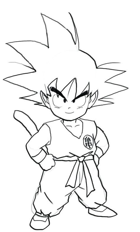 Goku Super Saiyan Coloring Pages At Free Printable