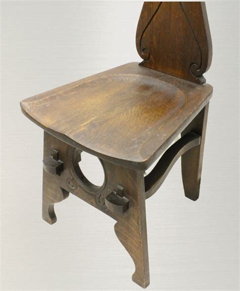 Probably late 1800's to early 1900's. Bargain John's Antiques | Antique Oak Single Chair with ...