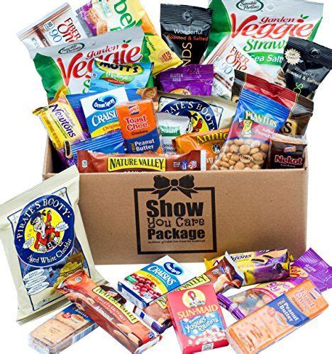 Healthy Care Packages 40 Count Snac Healthy Care Package Care Package College Care Package