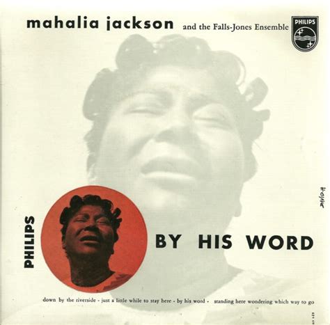 Mahalia Jackson And The Falls Jones Ensemble By His Word 1959 Vinyl
