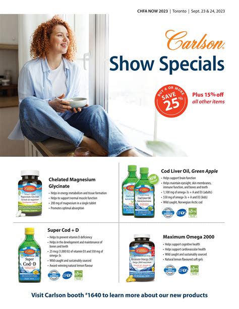 carlson labs chfa show specials 2023 page 1