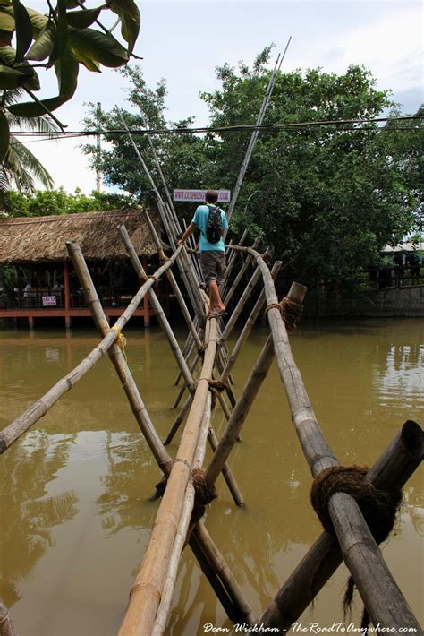 Bamboo Footbridge In The Mekong Delta Vietnam Travel Photos
