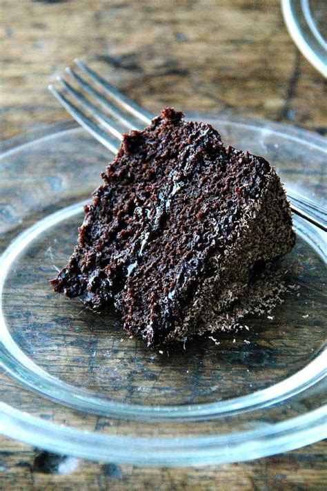 Double Chocolate Cake With Black Velvet Icing Recipe Sidechef