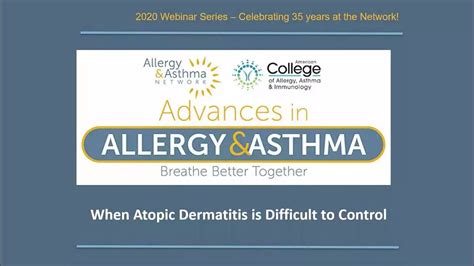 Aaa Atopic Dermatitis Allergy And Asthma Network