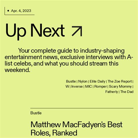 Matthew Macfadyen S Best Roles Ranked Inverse
