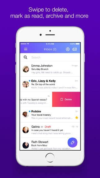 Yahoo Mail Keeps You Organized On The App Store App Iphone Apps