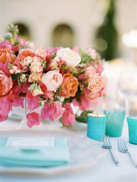 Coral And Mint Wedding Decorations Awesome Carnival Inspired Wedding