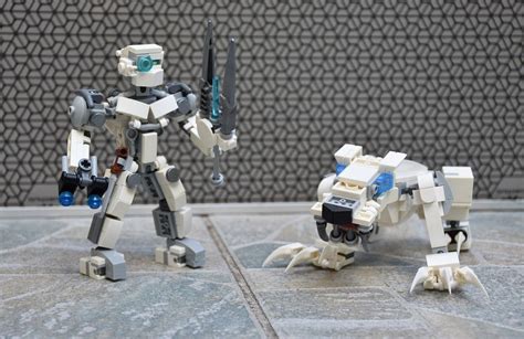 Lego Moc Bionicle Kopaka The Toa Of Ice And His Companion By Mobilox