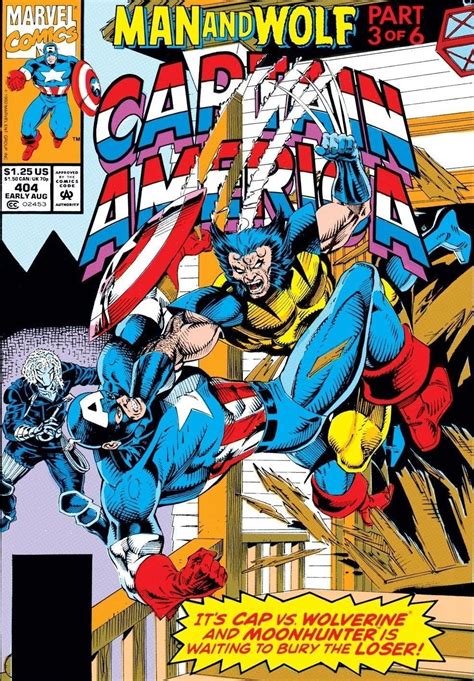 Wolverine Vs Captain America Captain America404 Marvel Comics