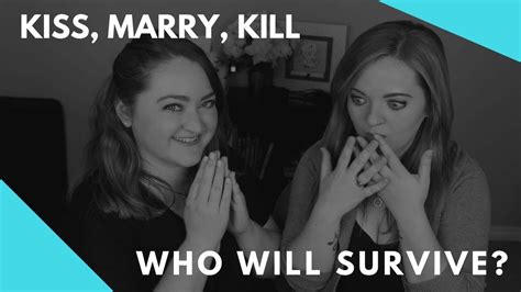 Kiss Marry Kill Fictional Character Edition Youtube
