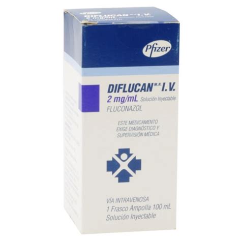 Diflucan 2mgml 1 Solucion Inyectable Imiv 100ml Pfizer Biofarma