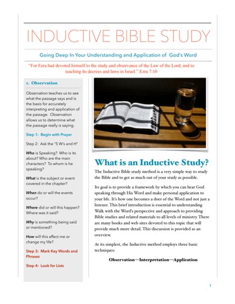 Inductive Bible Studypages