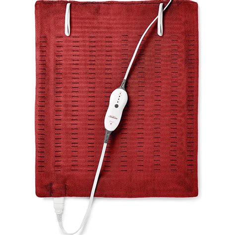 Sunbeam Heating Pad For Back Neck And Shoulder Pain Relief With Auto