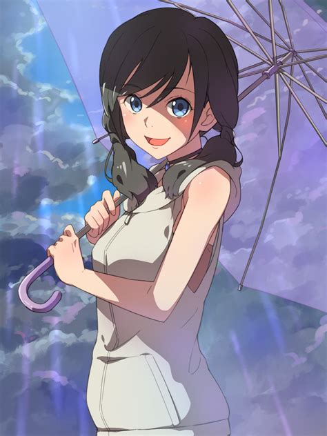 Anime Weathering With You Hina Amano Tenki No Ko 1080p Wallpaper Hot