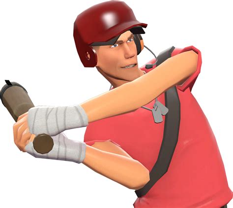Image Scout With The Batters Helmet Tf2png Team Fortress Wiki