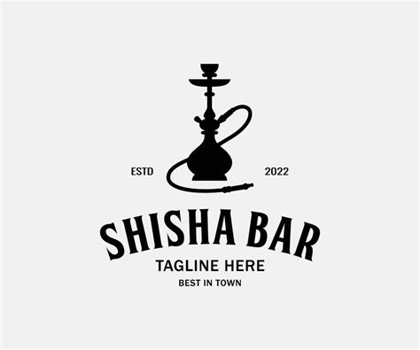 Shisha Bar Logo Cool Hookah Bar Logo 13654038 Vector Art At Vecteezy
