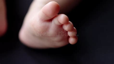 Two Little Infant S Baby Feet Legs Stock Footage Video Of Delicate