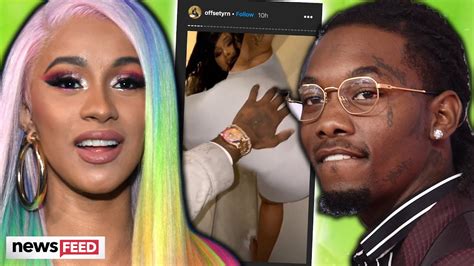 Cardi B Spotted Kissing Offset At Her Birthday Party Youtube