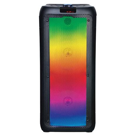 Naxa Portable Dual 8 Bluetooth Blaze Party Speakers With Full Glow