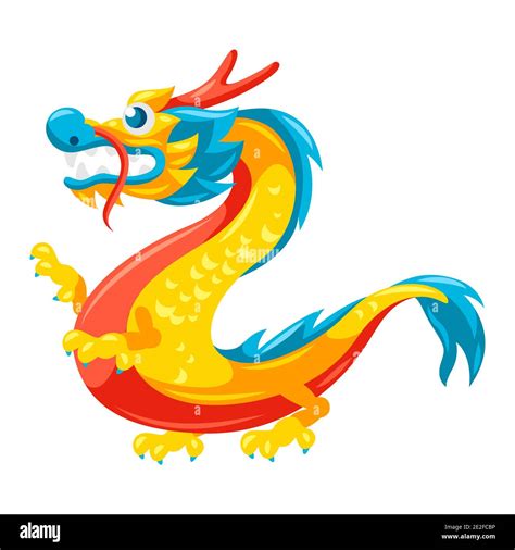 Illustration Of Chinese Dragon Stock Vector Image And Art Alamy