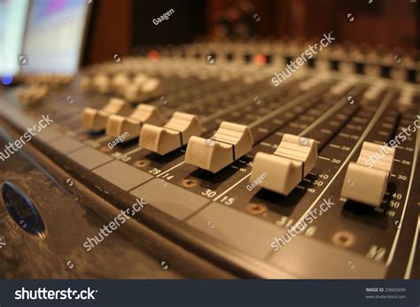 Audio Mixing Board In Film Studio Stock Photo 20665699 Shutterstock