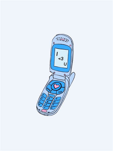 Y2k Flip Phone Embroidery Design Pes Download Now Etsy