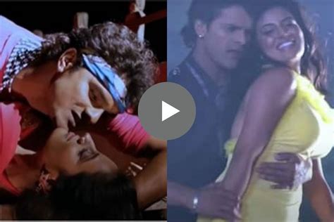 Bhojpuri Dance Video Khesari Lal And Akshara Singhs Hot Romance Video Goes Viral Again Watch