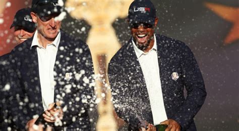 Tiger Woods Paulina Gretzky Celebrate Ryder Cup Win Photos The