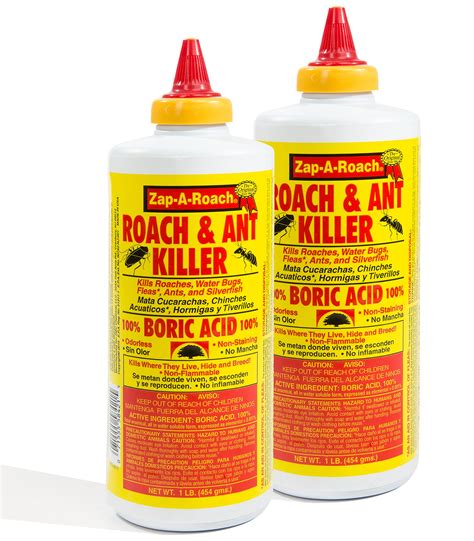 Boric Acid Roach And Ant Killer Net Wt 1 Lb 454 Gms 2 Pack Best