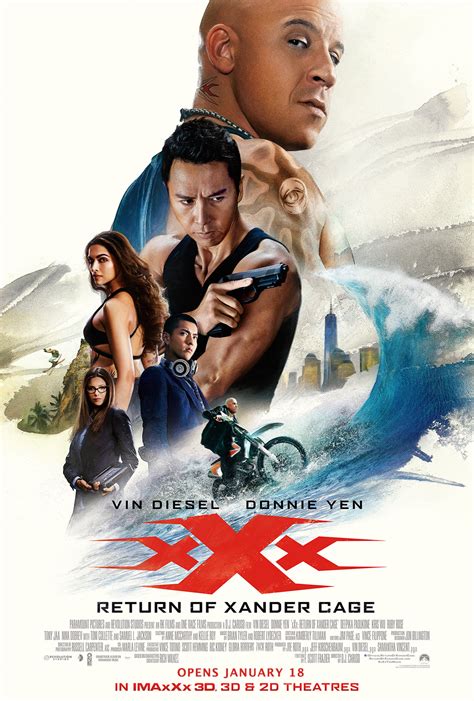 Look Xxx Return Of Xander Cage Main Posters Unleashed Reel Advice Movie Reviews