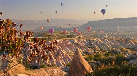 Wallpaper Landscape Sky Vehicle Tourism Morning Turkey Hot Air