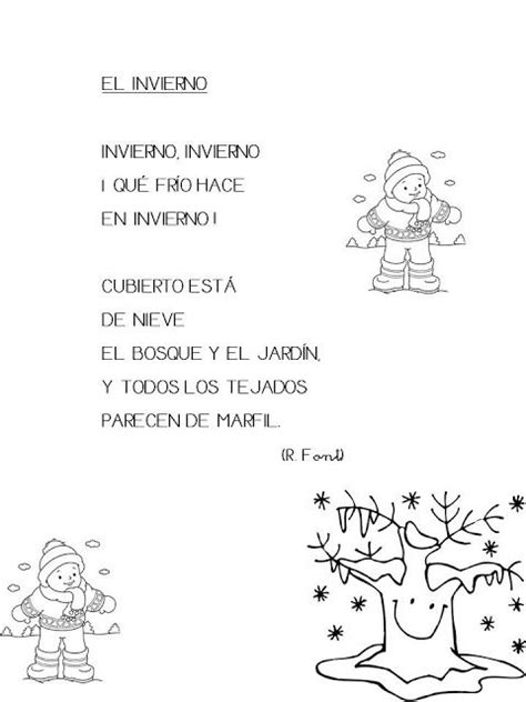 Trabajando En Educación Infantil 10 Poesías Sobre El Invierno Poesia