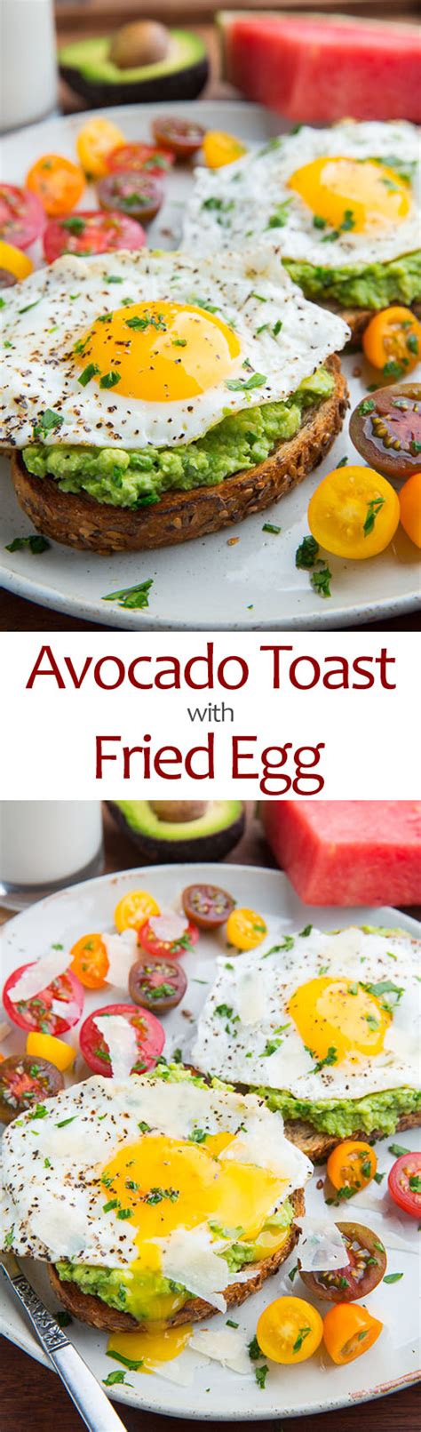 Avocado Toast With Fried Egg Recipe On Closet Cooking