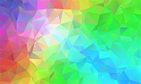 Colorful Triangle Geometric Mosaic Wallpaper Free Image Download