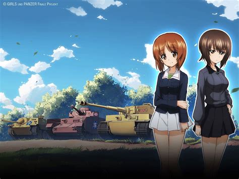 Nishizumi Miho And Nishizumi Maho Girls Und Panzer Danbooru