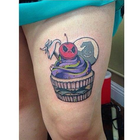 Jack Skellington Cupcake Love Cupcake Tattoos Kawaii Tattoo Disney